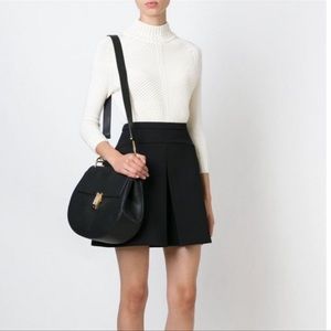 Chloe black leather large DREW Bag $560